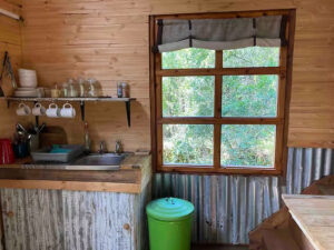 Eco Love Shack Kitchenette